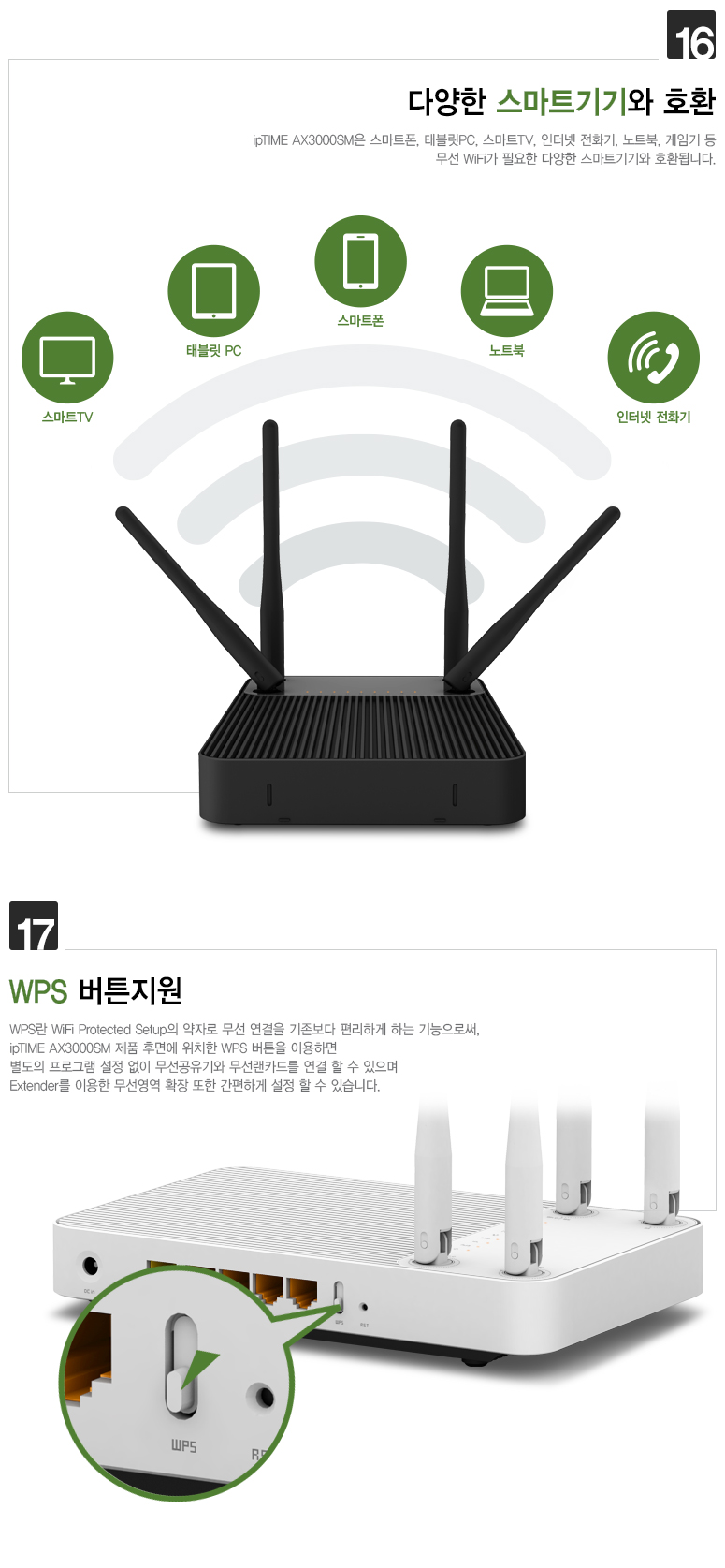 아이피타임 AX3000Q 와이파이공유기 (Wi-Fi 6 이지메쉬) 복제