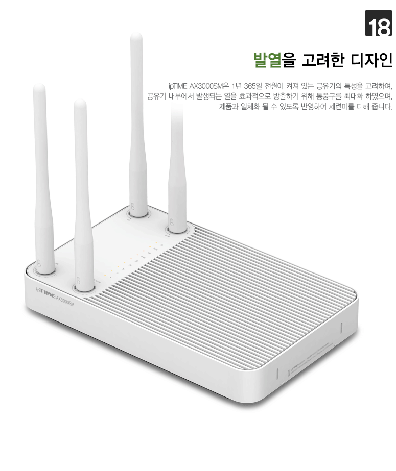 아이피타임 AX3000Q 와이파이공유기 (Wi-Fi 6 이지메쉬) 복제